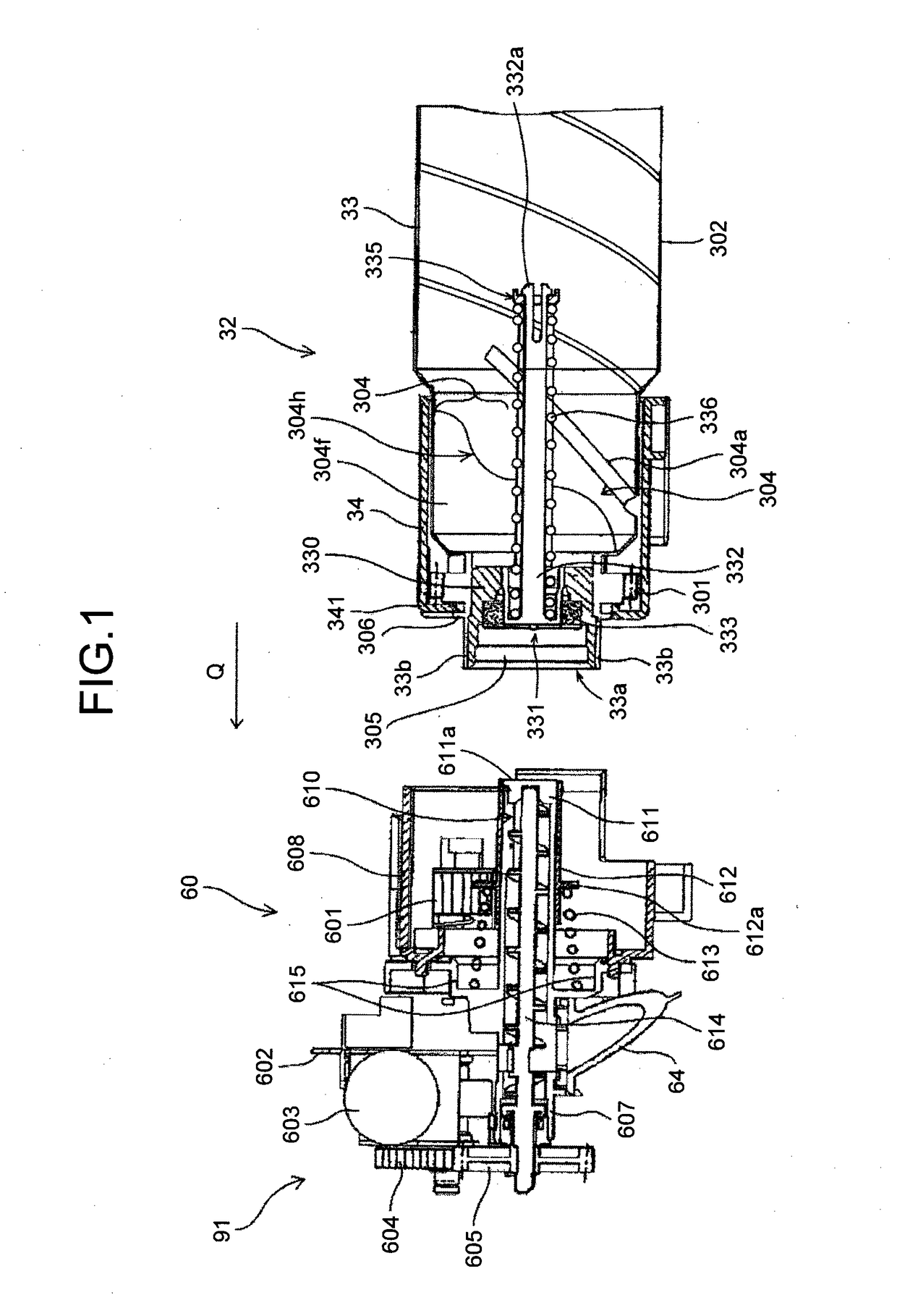 Powder container, image forming apparatus, and nozzle receiver