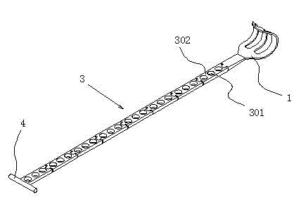 Abdominal operation incision retracting device