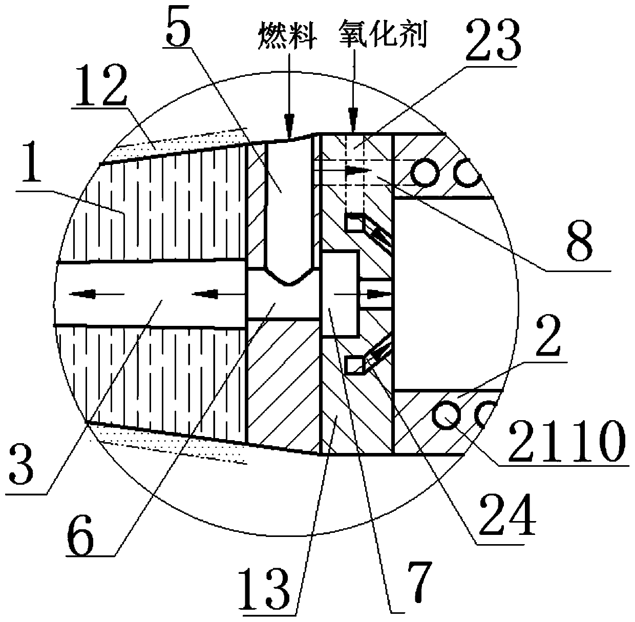 Rocket ejector and thermal protection structure and method thereof