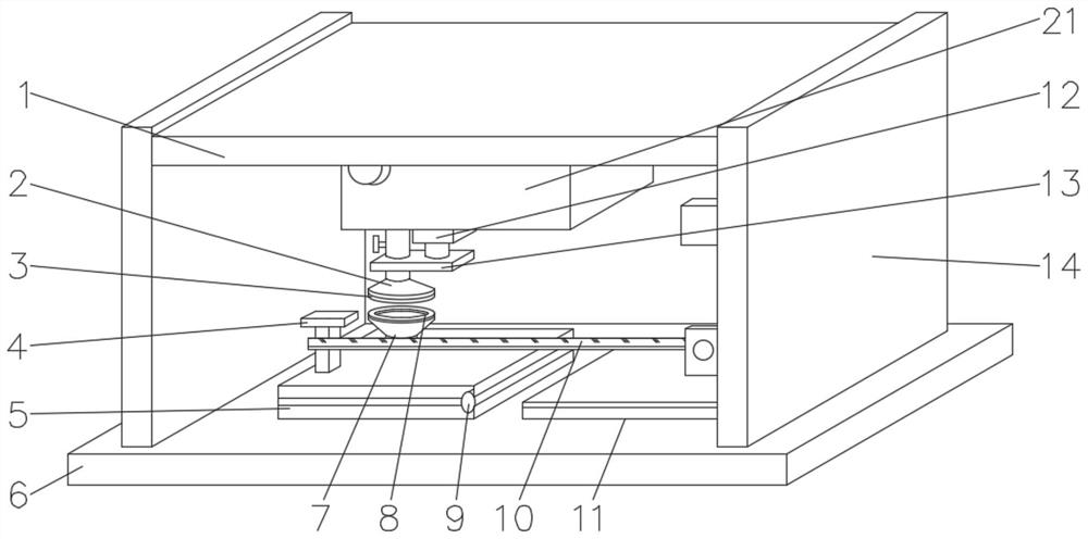 Rapid pouring device for dry-type transformer production