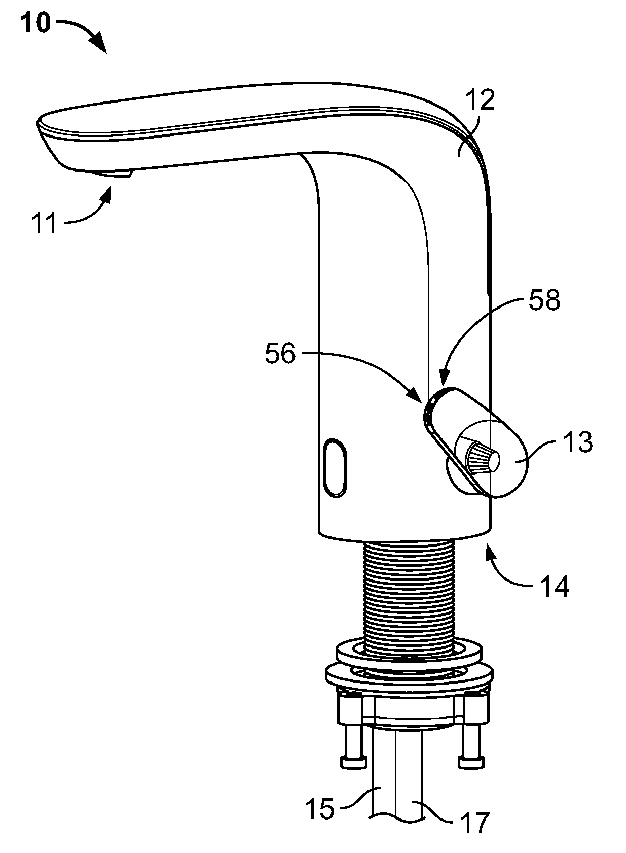 Faucet Assembly With Integrated Anti-Scald Device