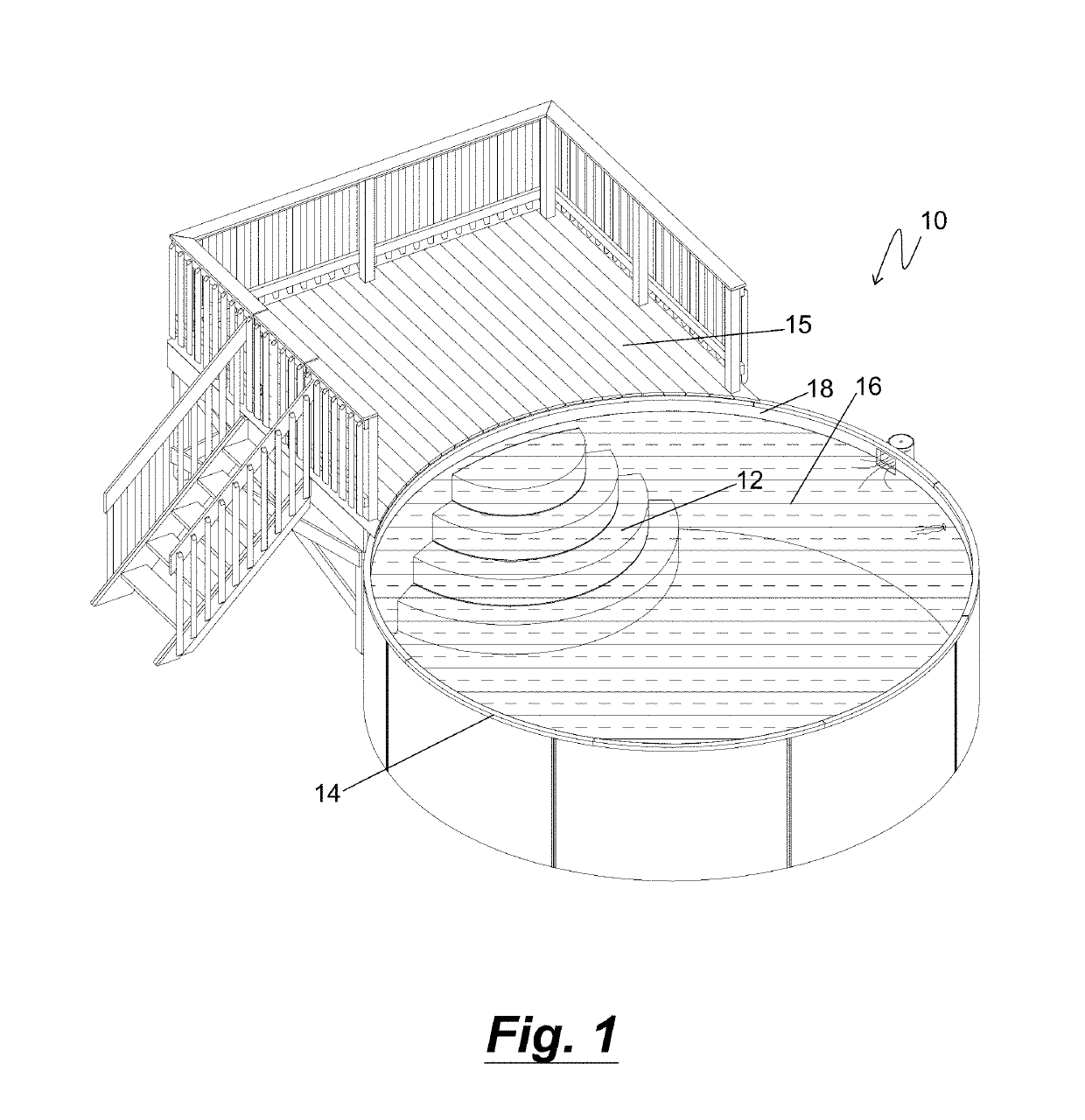 Methods of installing a pool stair assembly