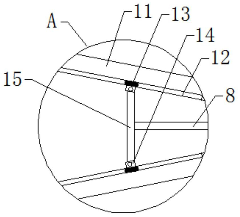 Metal plate processing clamping device for constructional engineering