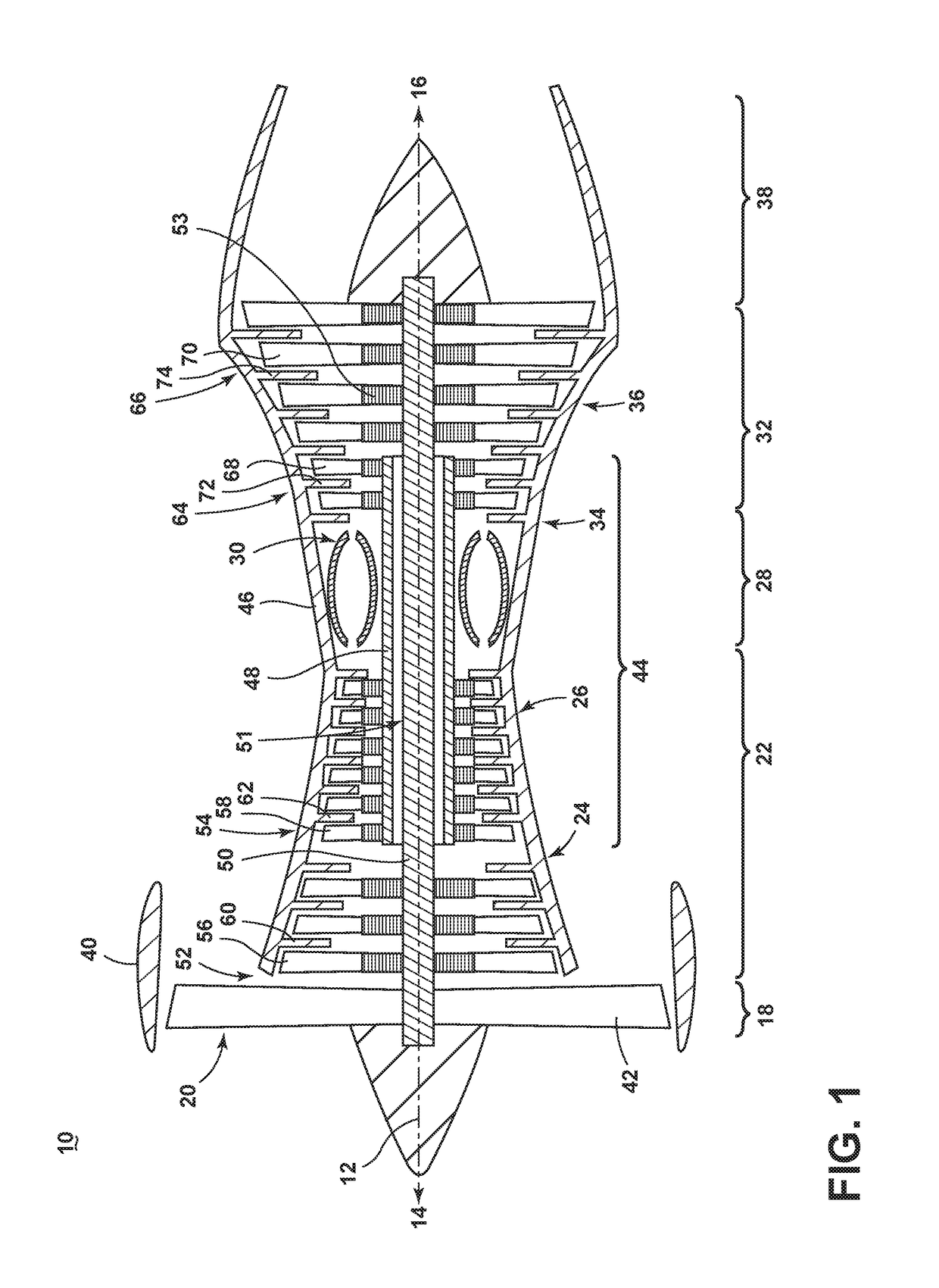 Stator rim for a turbine engine