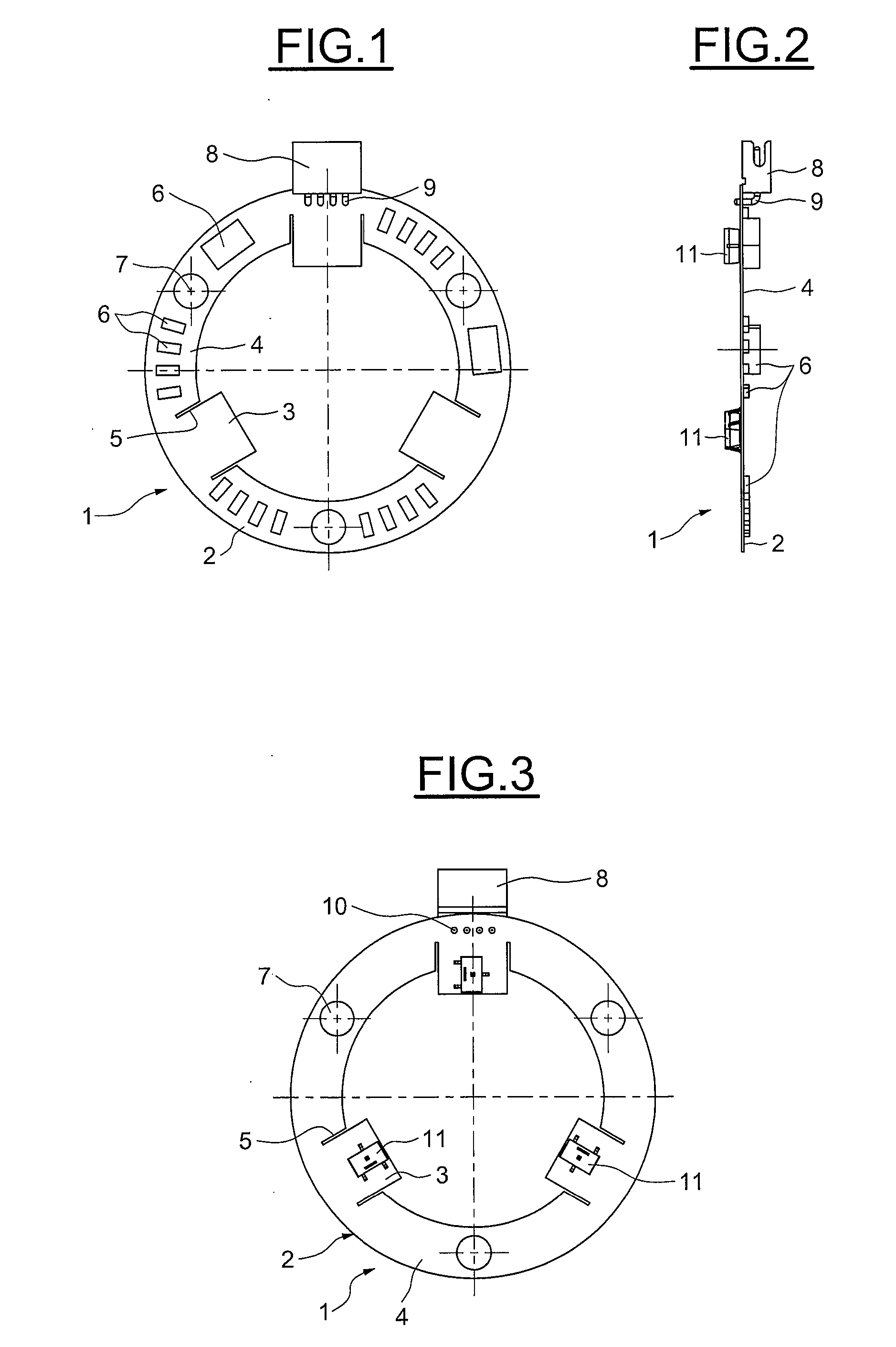 Instrumented rolling bearing device