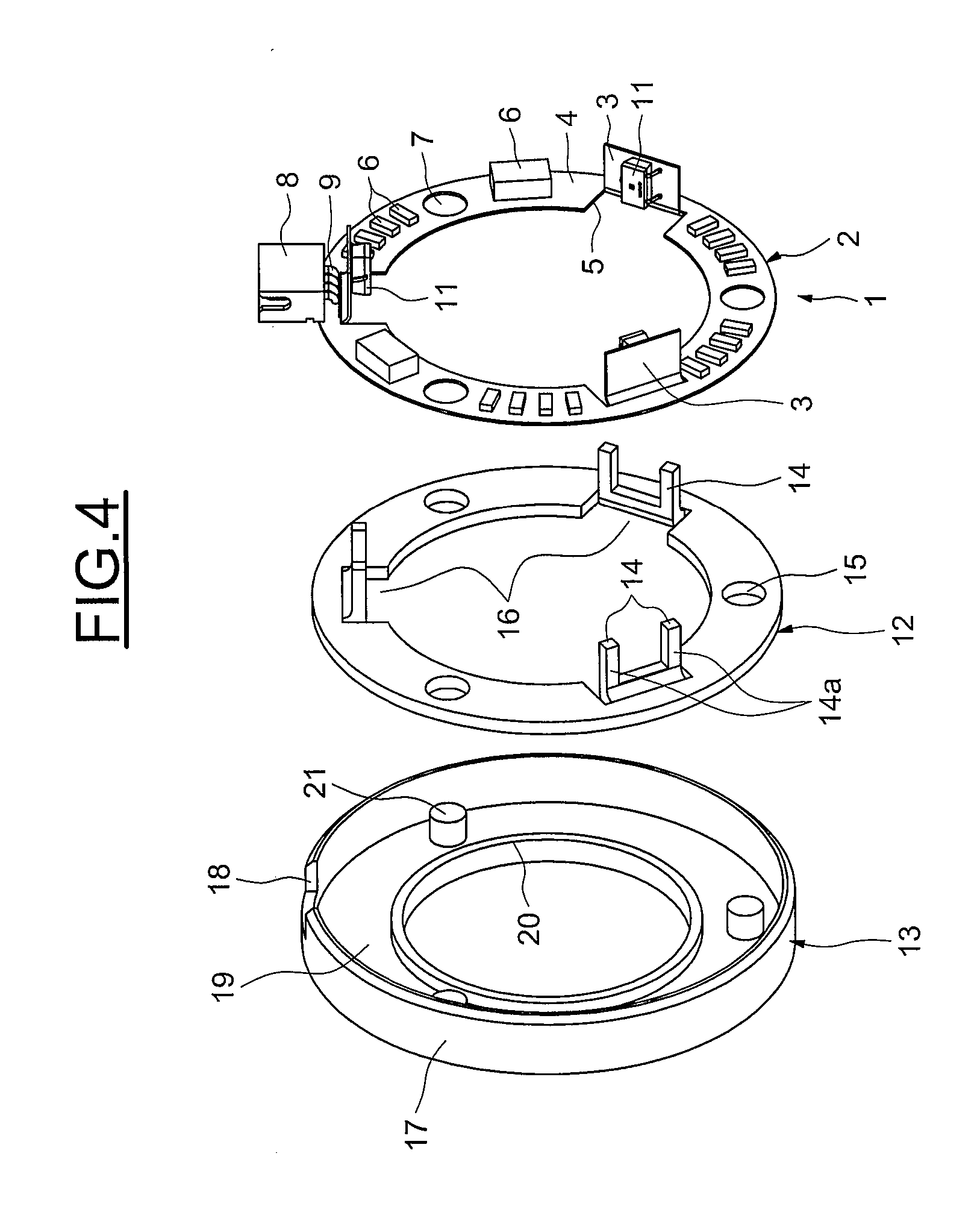 Instrumented rolling bearing device