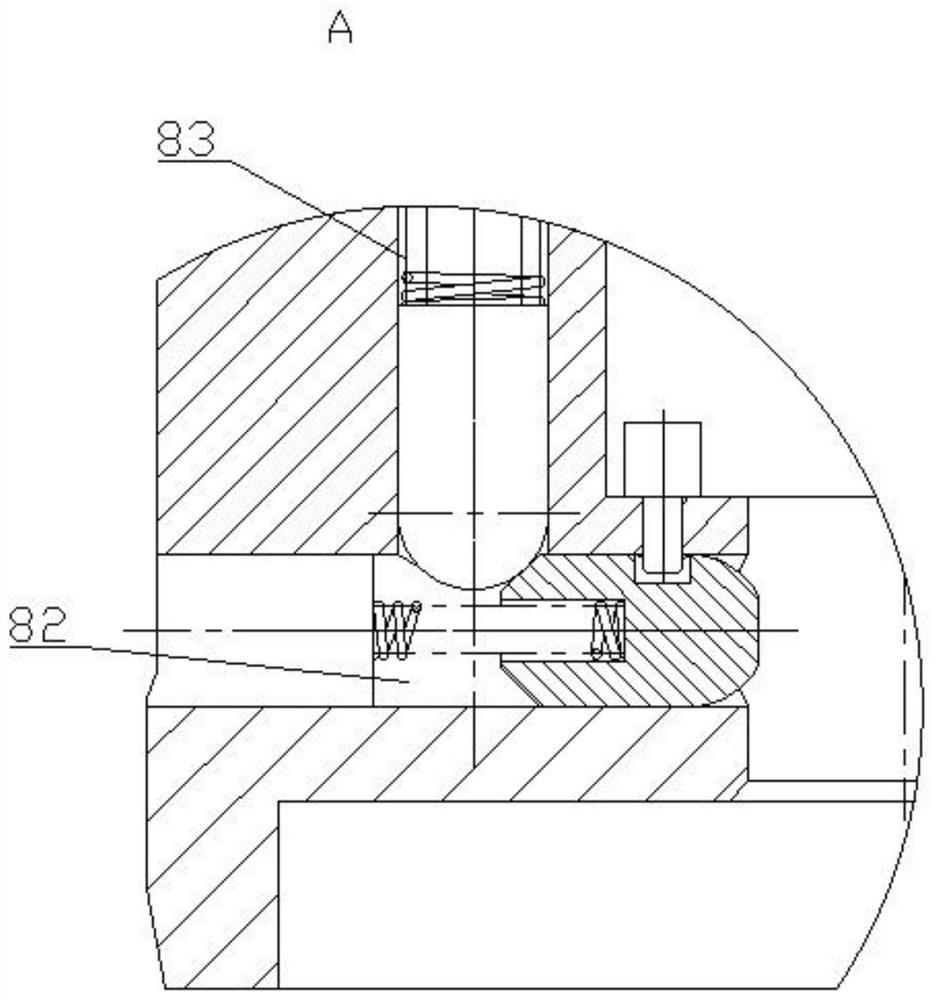 Oil cylinder connecting pipe coaxiality measuring gauge