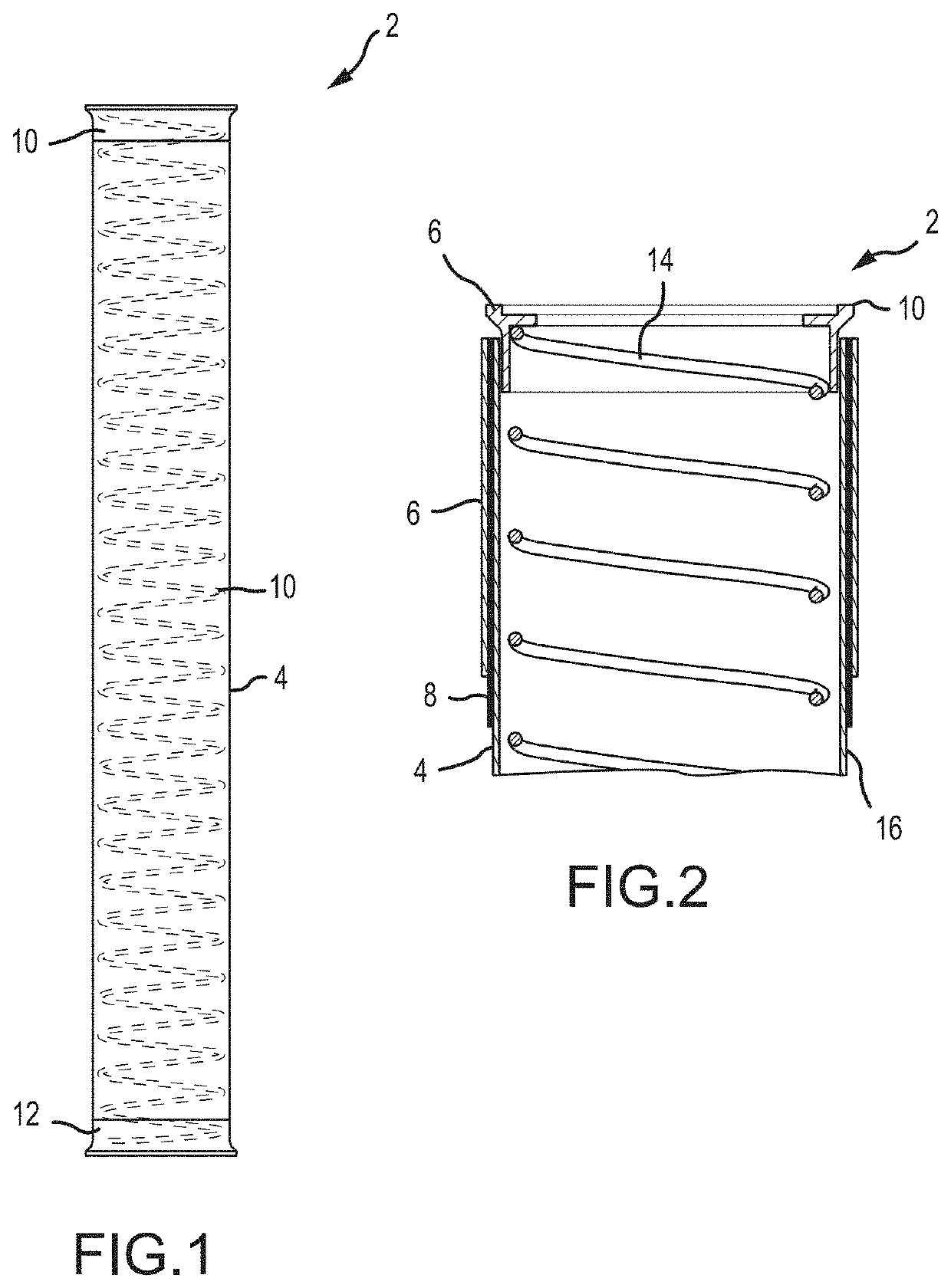 Flexible composite duct for the transport of cryogenic fuels and oxidizers