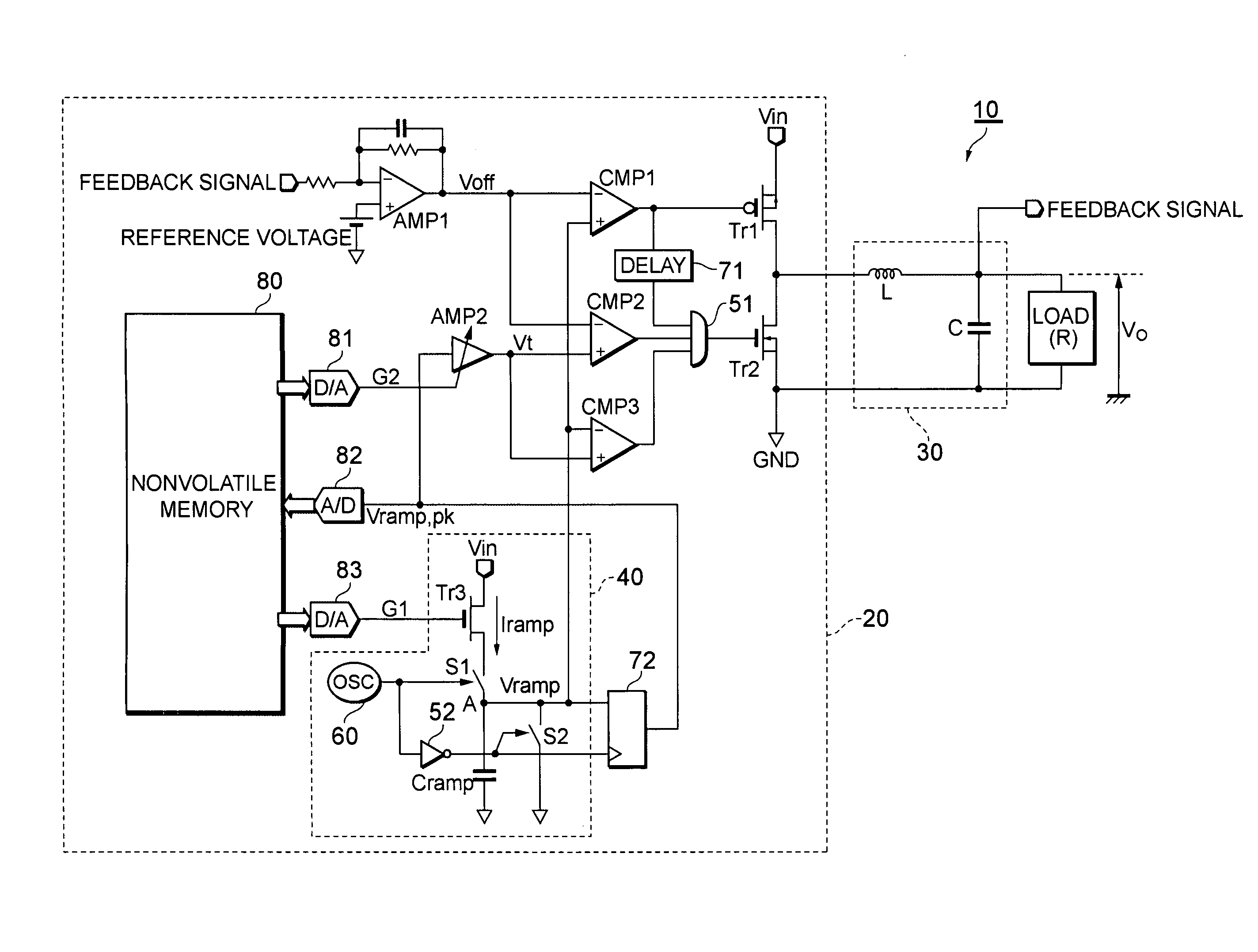 Synchronous rectifying DC-DC converter