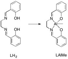 Method for Catalyzing Caprolactone Polymerization Using Asymmetric Aluminum Complex Containing O-Phenylenediamine Group