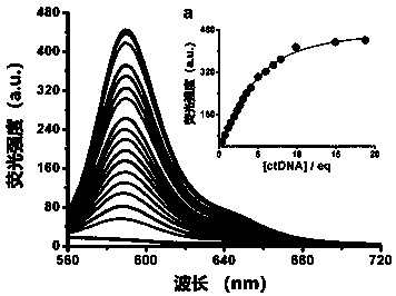 A kind of dna dye compound with cell nucleus targeting function and application