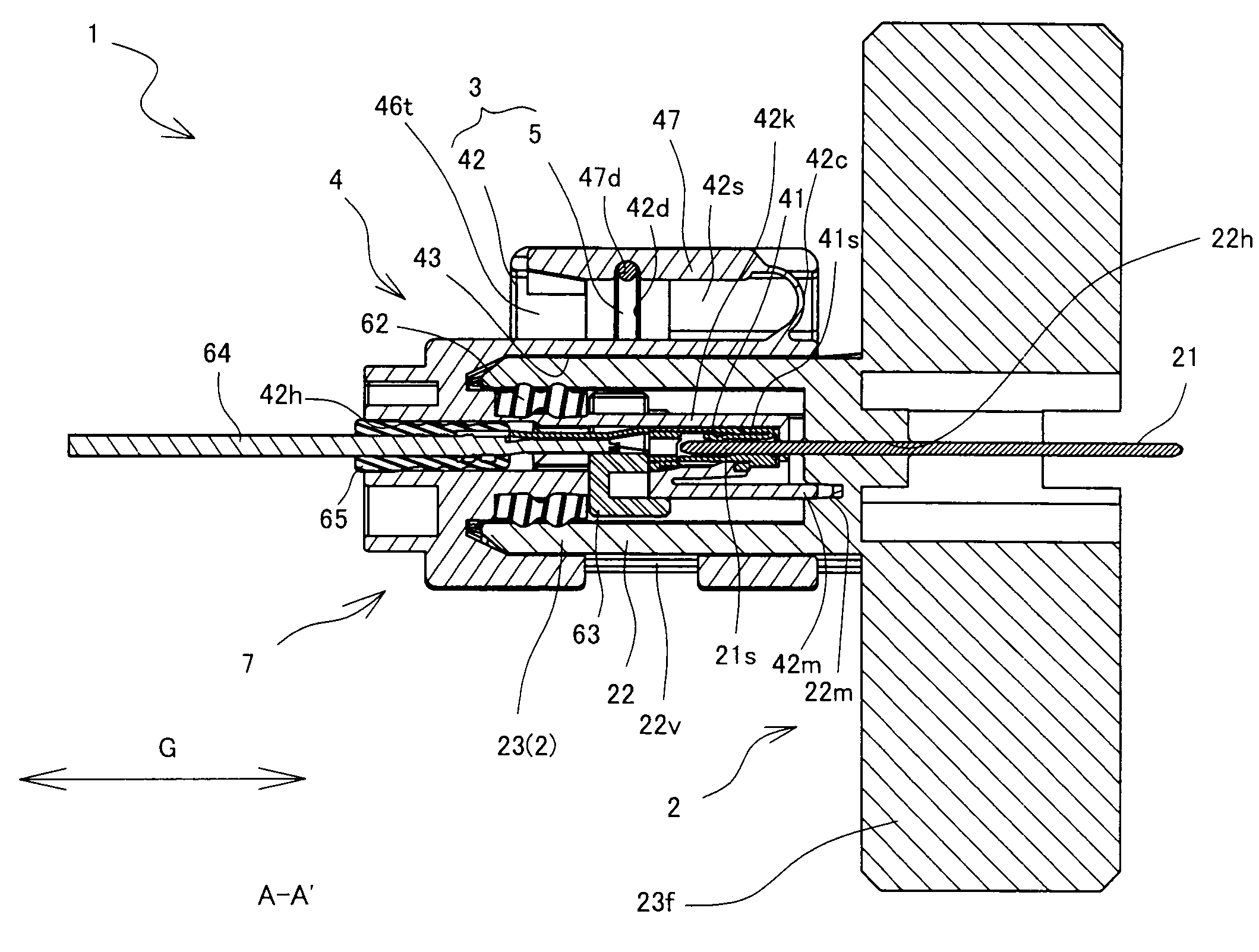 Latch-mountable connector housing, latch-mountable conector, and electric connecting device