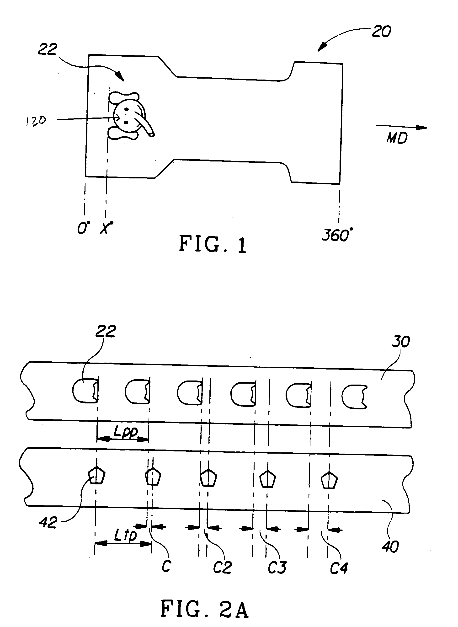 Method and system for registering pre-produced webs with variable pitch length