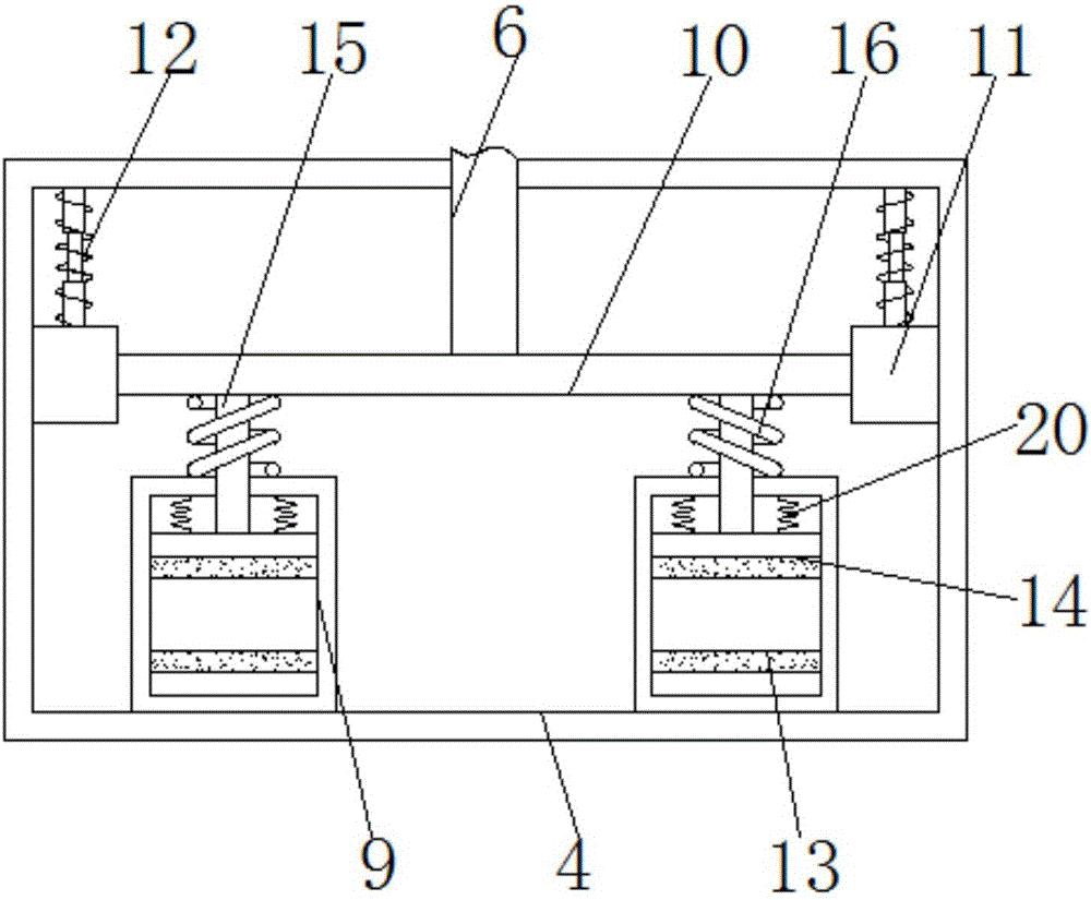 Electronic component fixing device capable of facilitating clamping