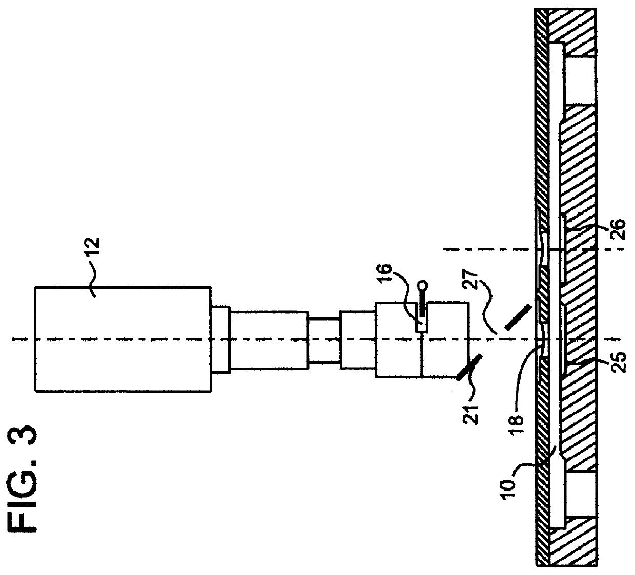 Process for regulating a paper pulp deinking line and device for continuously measuring the quantity of particles contained in a liquid