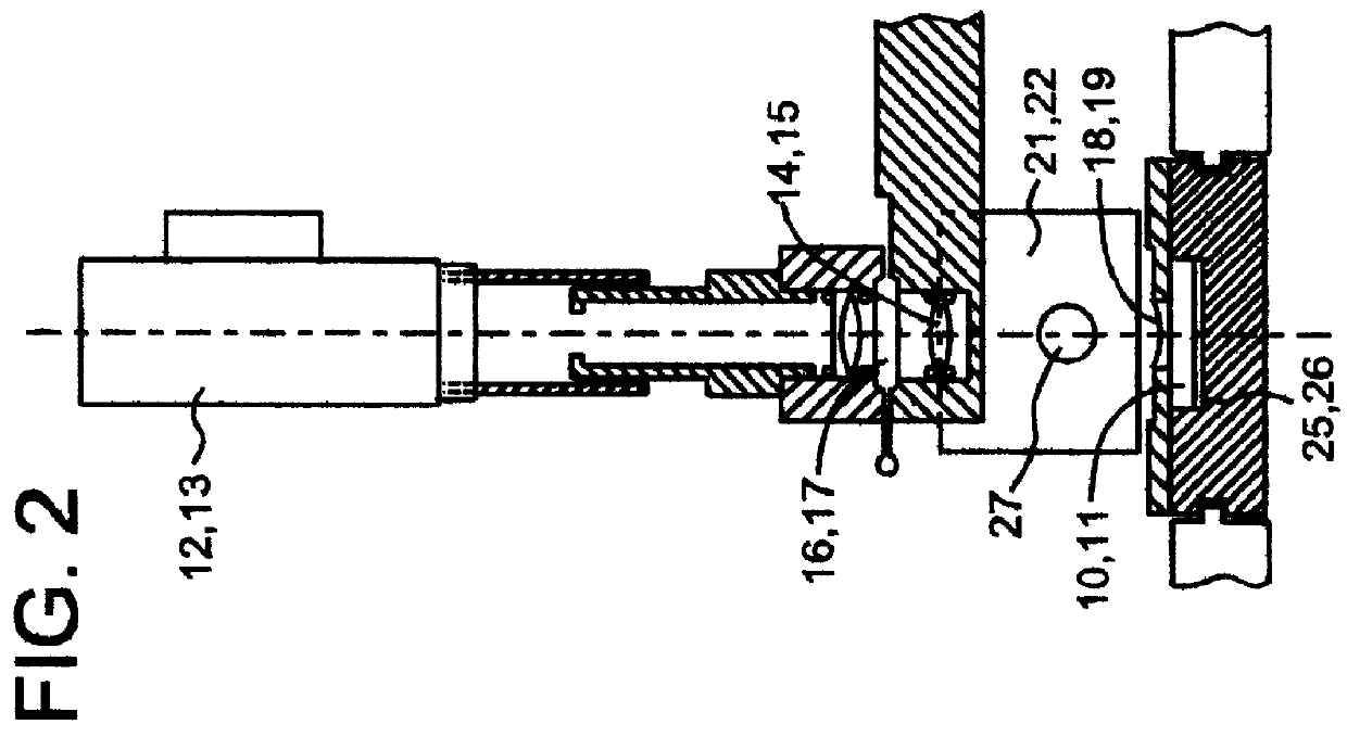 Process for regulating a paper pulp deinking line and device for continuously measuring the quantity of particles contained in a liquid
