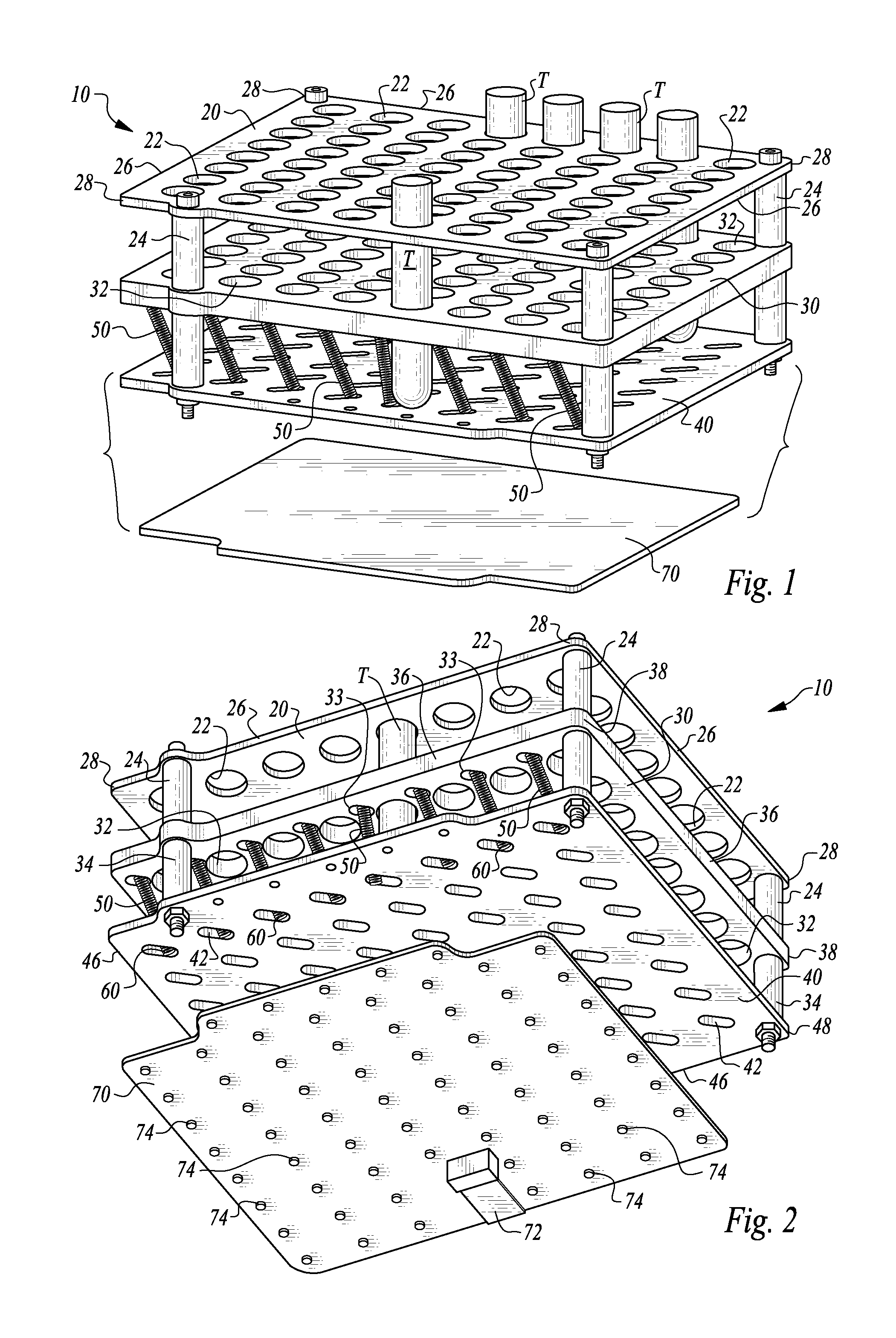 Sample container intelligent rack and loading method