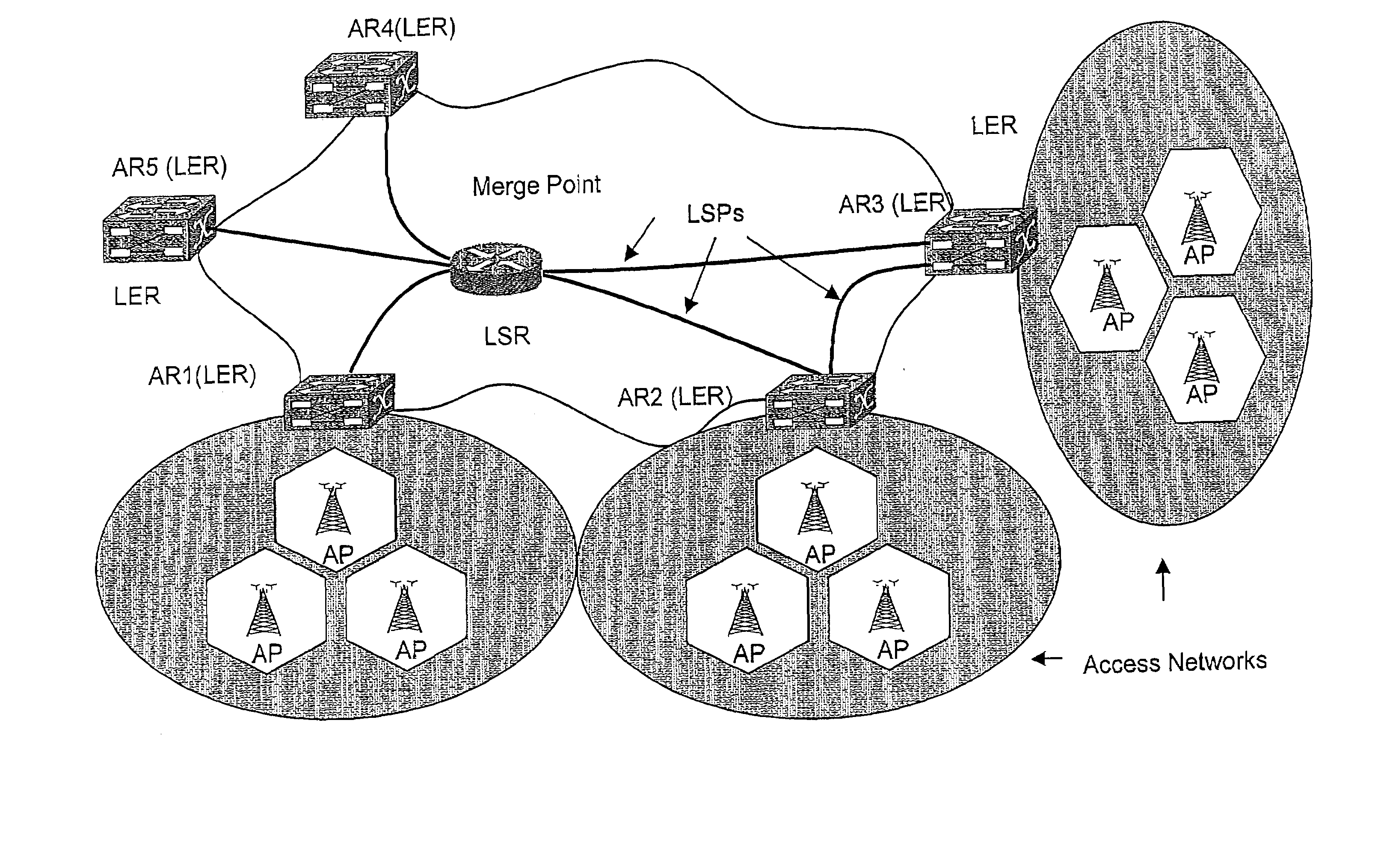 Apparatus and method for providing IP connectivity to mobile nodes during handover