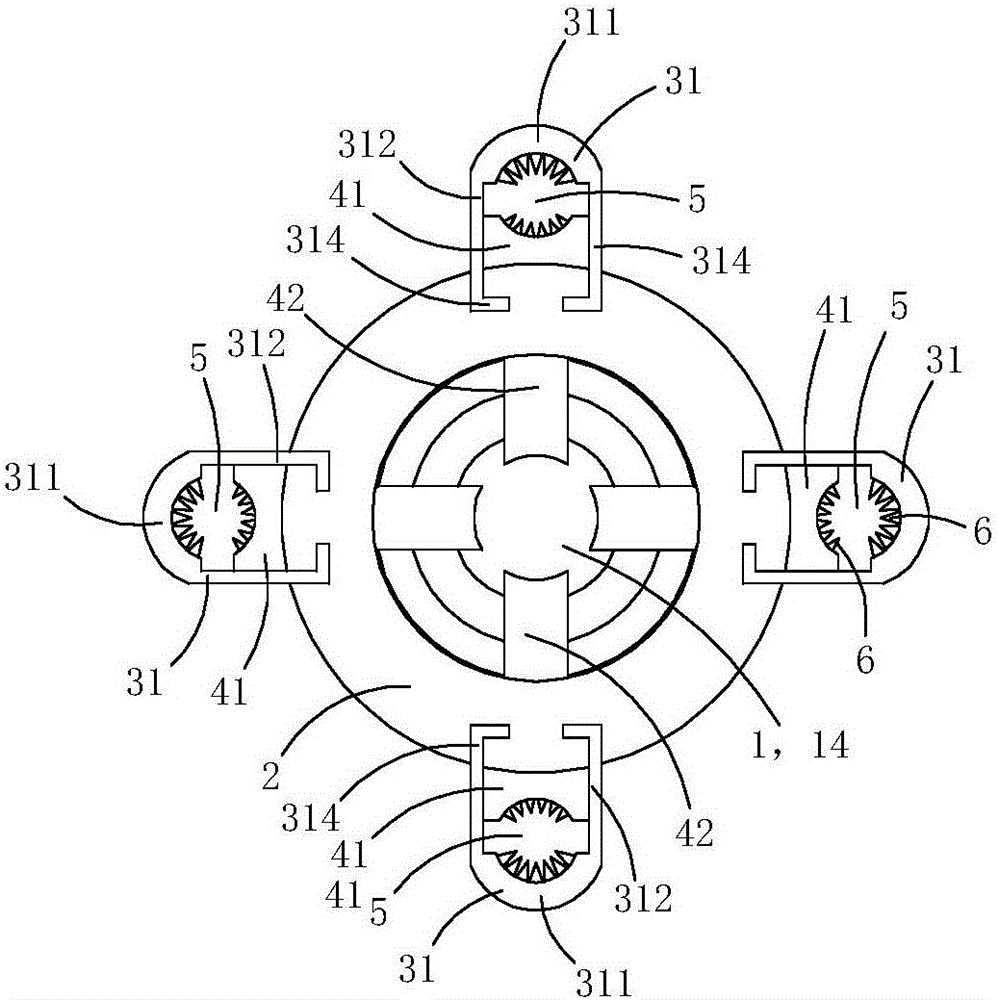 Electric power fitting for preventing cable loosening