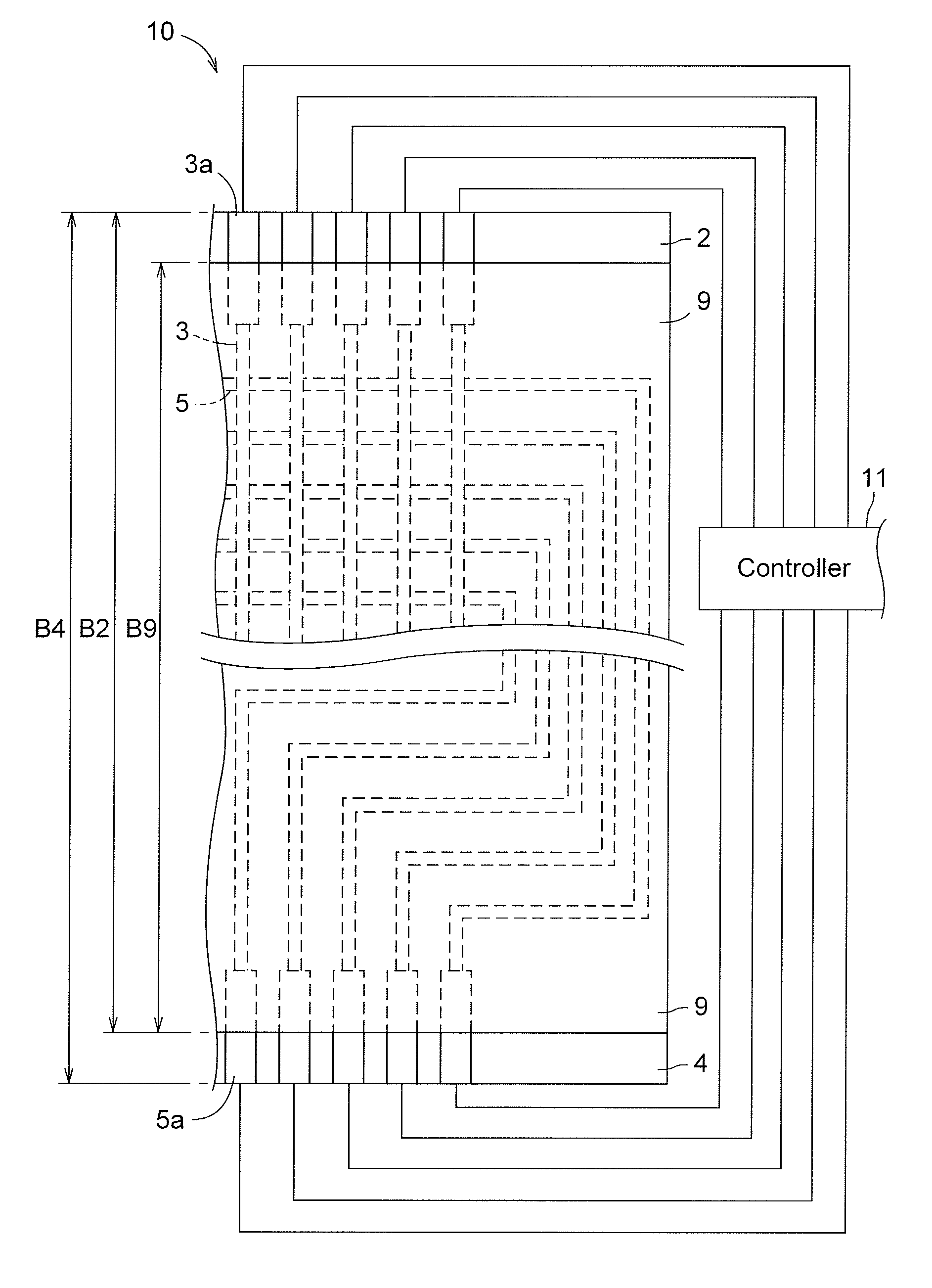Method of producing touch screen