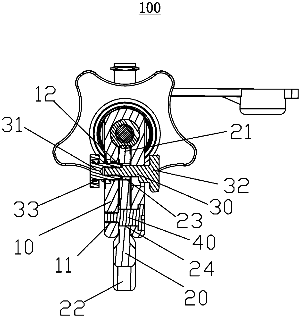 Fastening safety device of continuous sending clip applicator