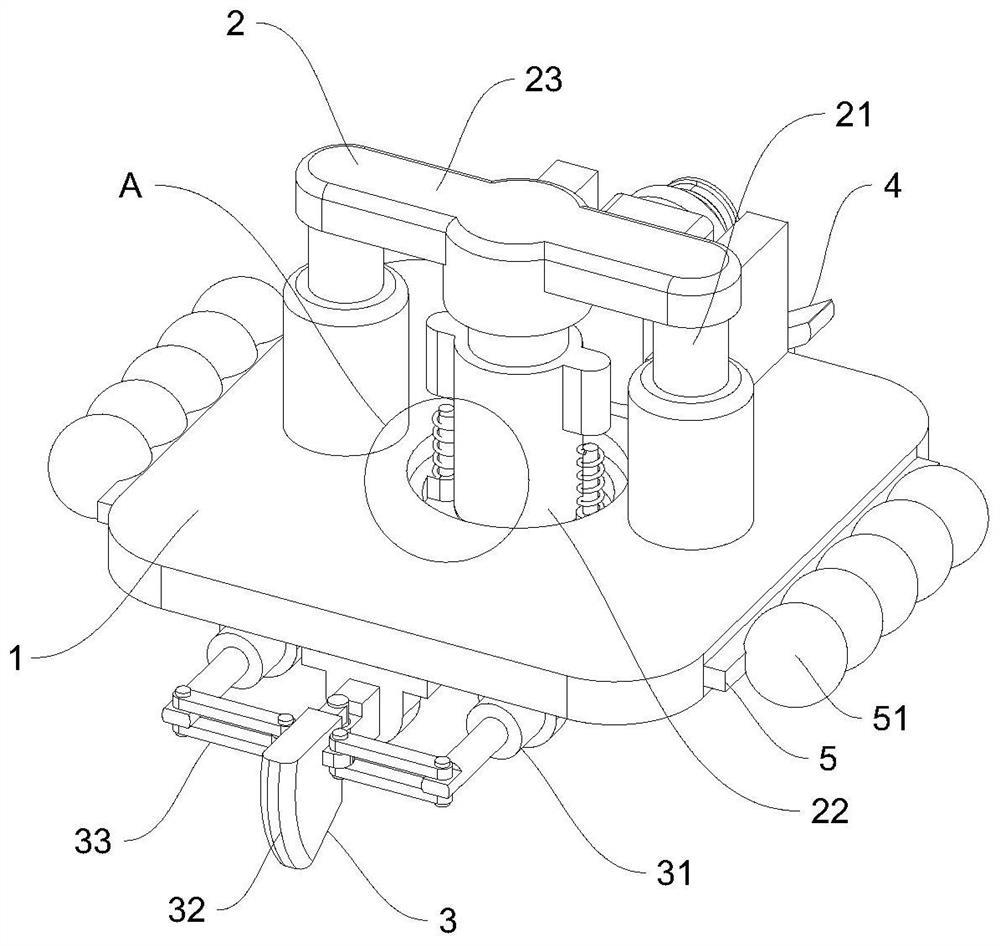 Water body sampling detection device for environmental protection