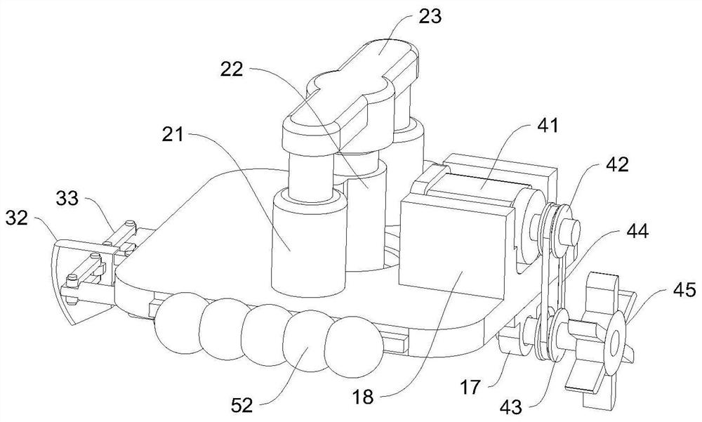 Water body sampling detection device for environmental protection