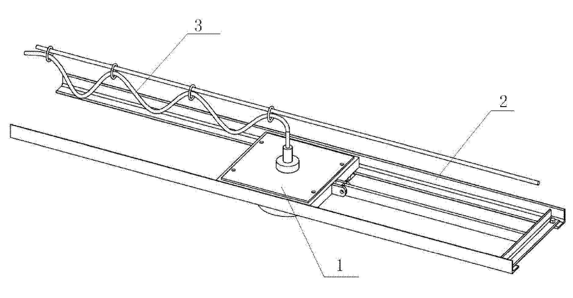 Self-propelled positioning and level measuring device on basis of complicated mineral separation environments