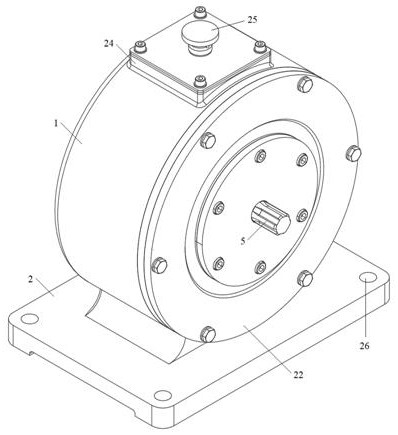 Speed reduction device for slewing mechanism and method of speed reduction device