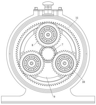 Speed reduction device for slewing mechanism and method of speed reduction device