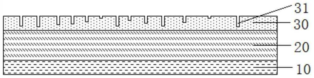 Transparent biaxially oriented polyamide embossed film and preparation method thereof