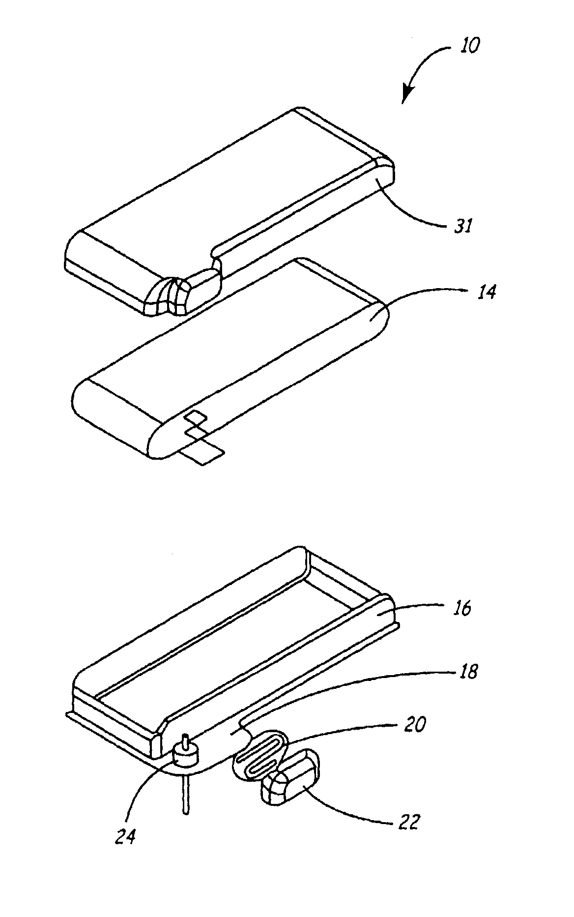 Contoured battery for implantable medical devices and method of manufacture