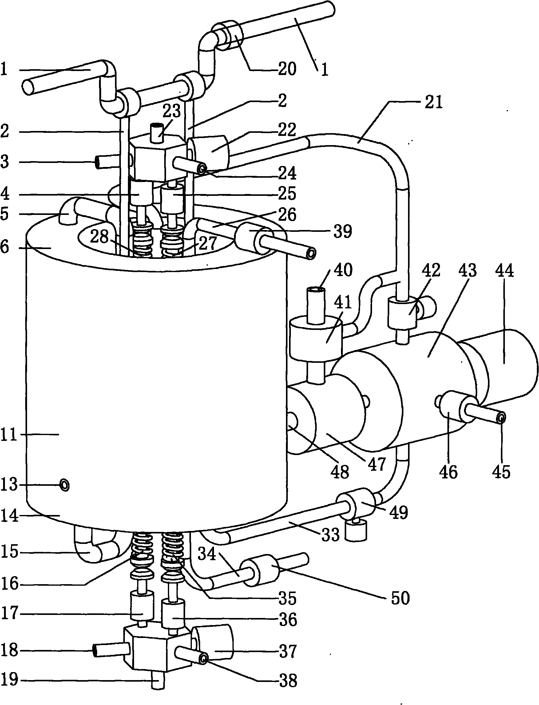 Self-cooling backheating movable cylinder fuel-air engine and Stirling engine