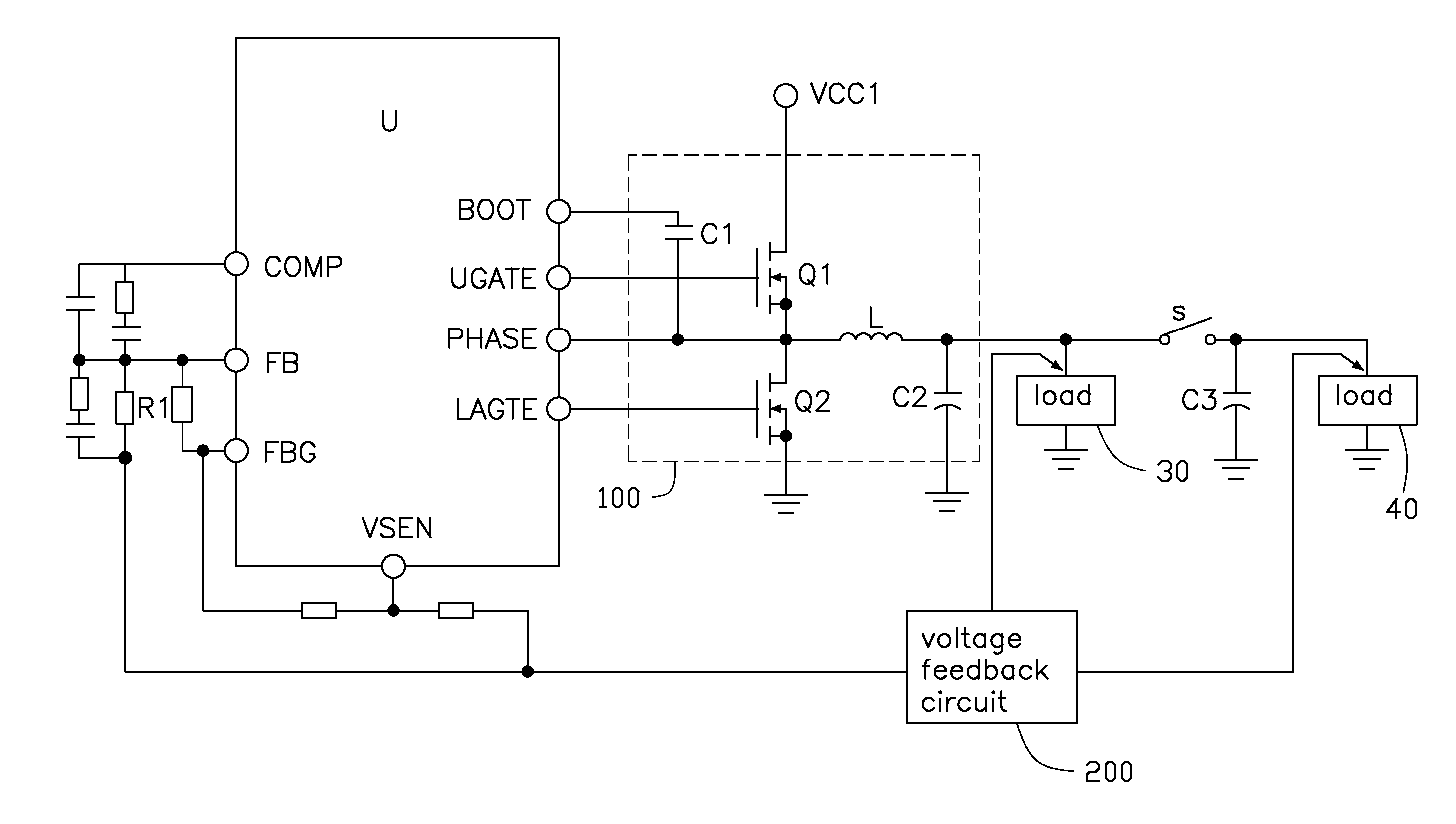 Power supply circuit for motherboard