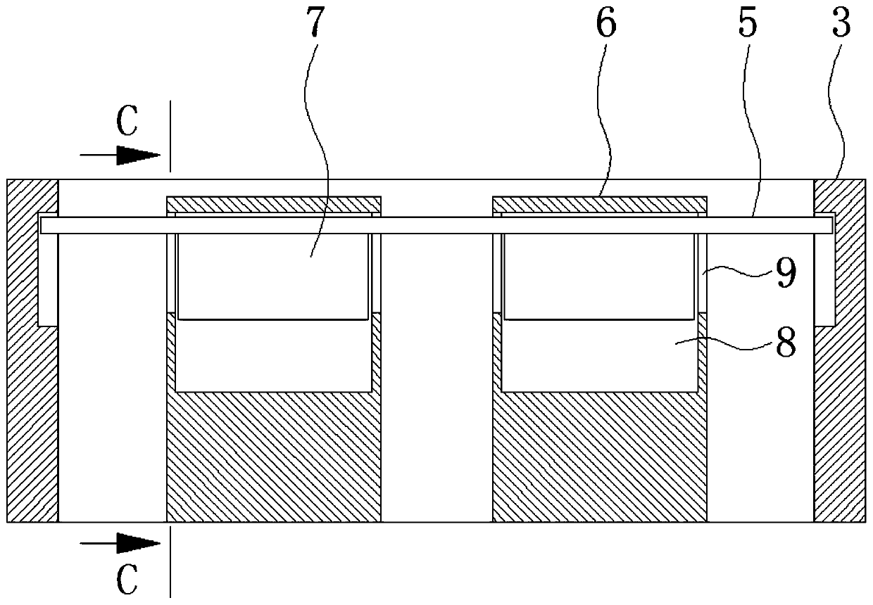 Environment-friendly intelligent manufacturing device of high-density hollow brick