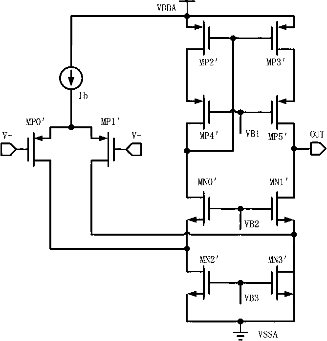 Matching type charge pump circuit for phase-locked loop