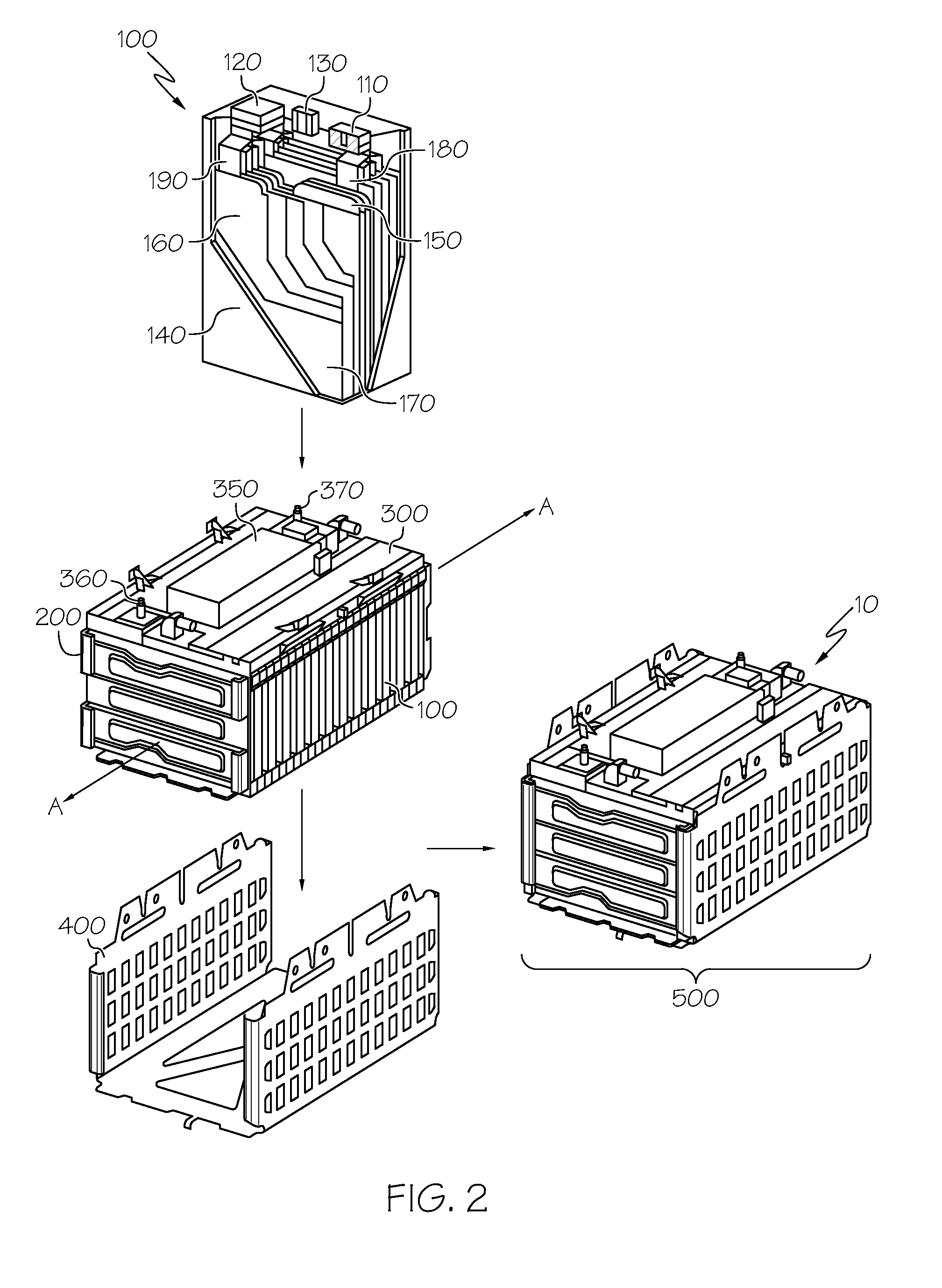 Cell cooling frames with cantilevered side seals