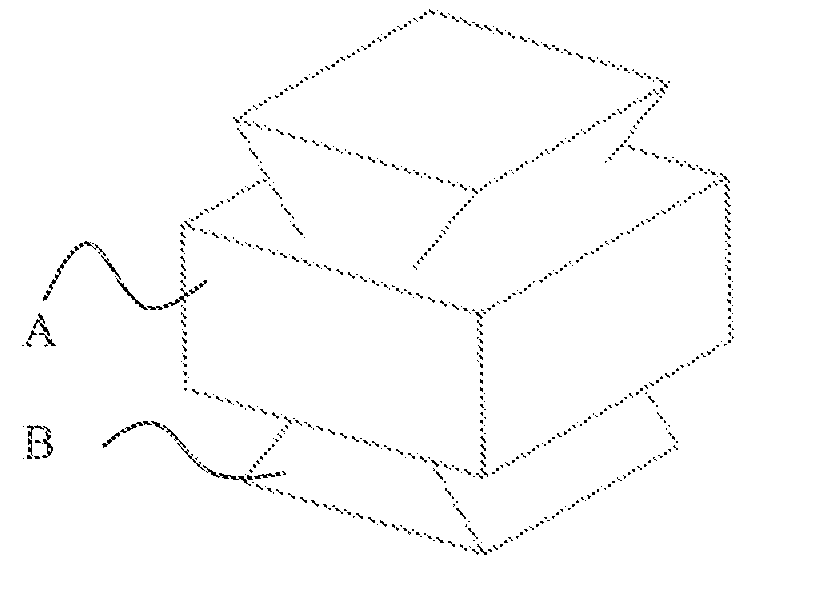 Computing of a resulting closed triangulated polyhedral surface from a first and a second modeled objects