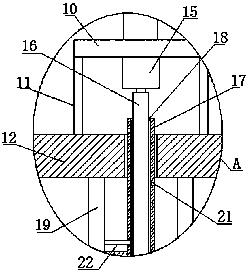 Melting device for adhesive of carbon contact strip of pantograph