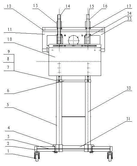 A real-time measuring device for charge-mass ratio of charged spray droplets that is easy to disassemble