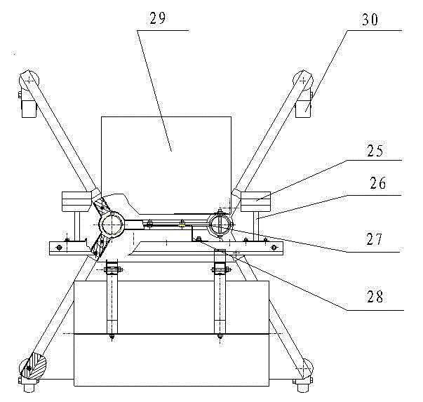 A real-time measuring device for charge-mass ratio of charged spray droplets that is easy to disassemble