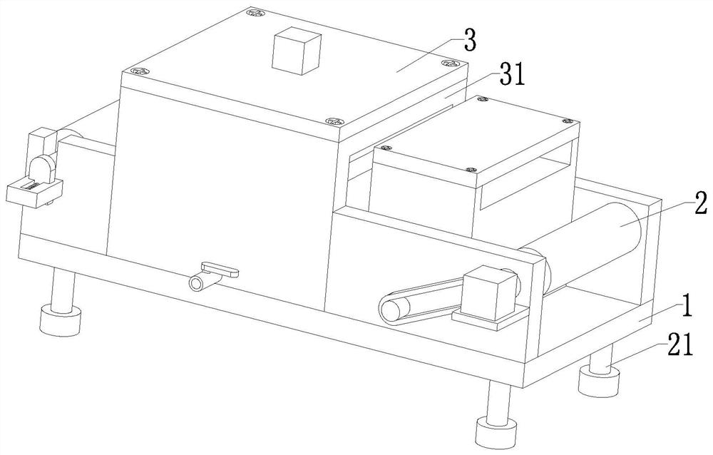 Production and processing system for polyethylene acrylic polyester polymer waterproof coiled material