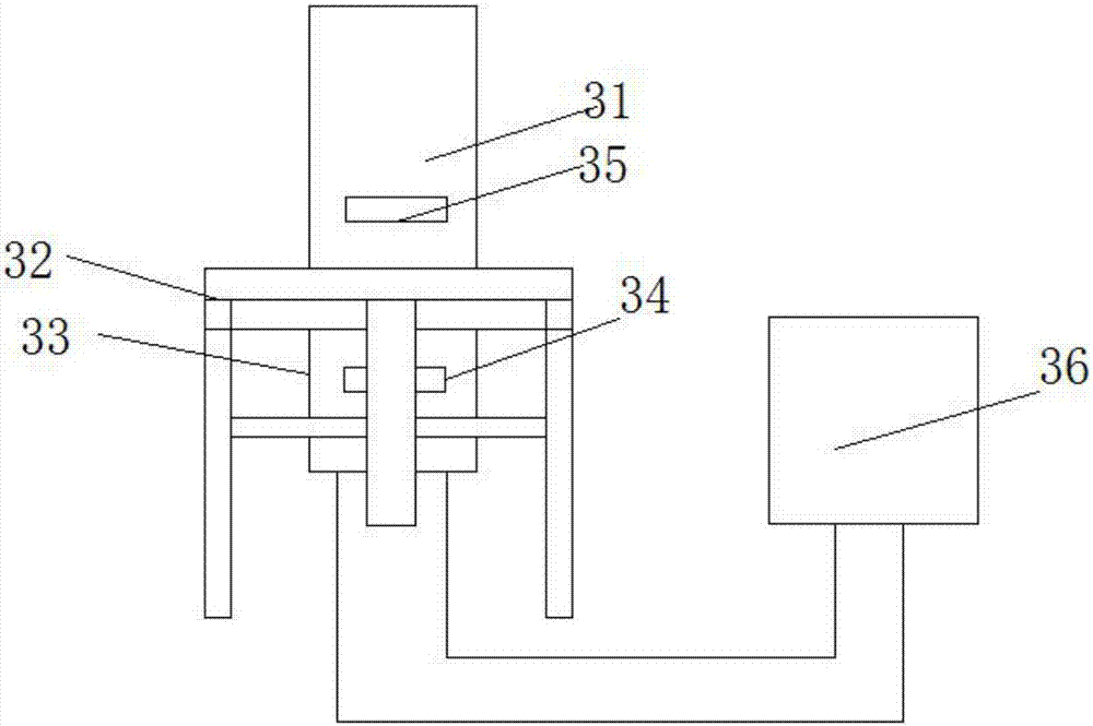 Intelligent experiment table for testing degrading effect of formaldehyde-degraded functional material