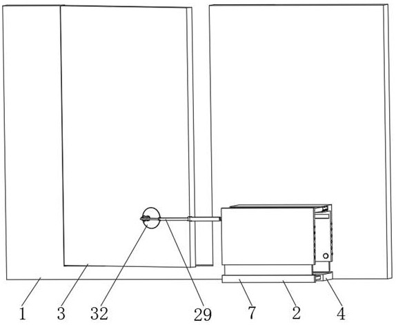 Simple auxiliary door for pet