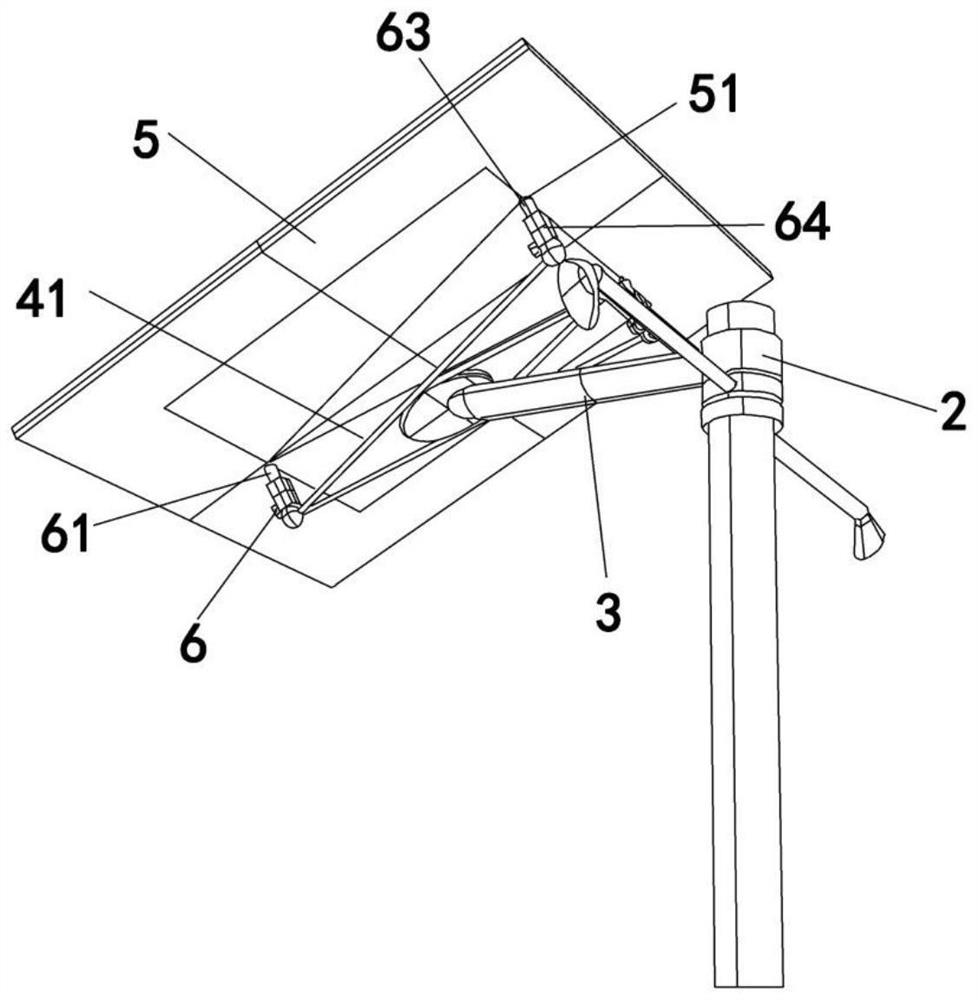 Solar lamp pole