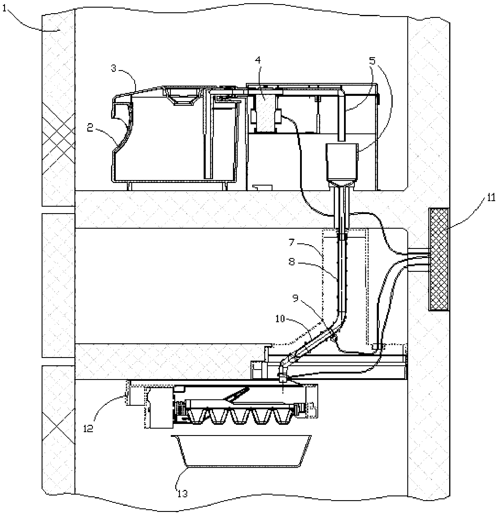 Water supply control system and method of automatic ice making machine