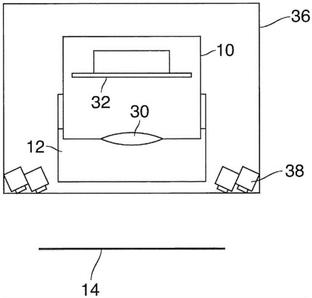 Arrangement for capturing image of printing substrate web