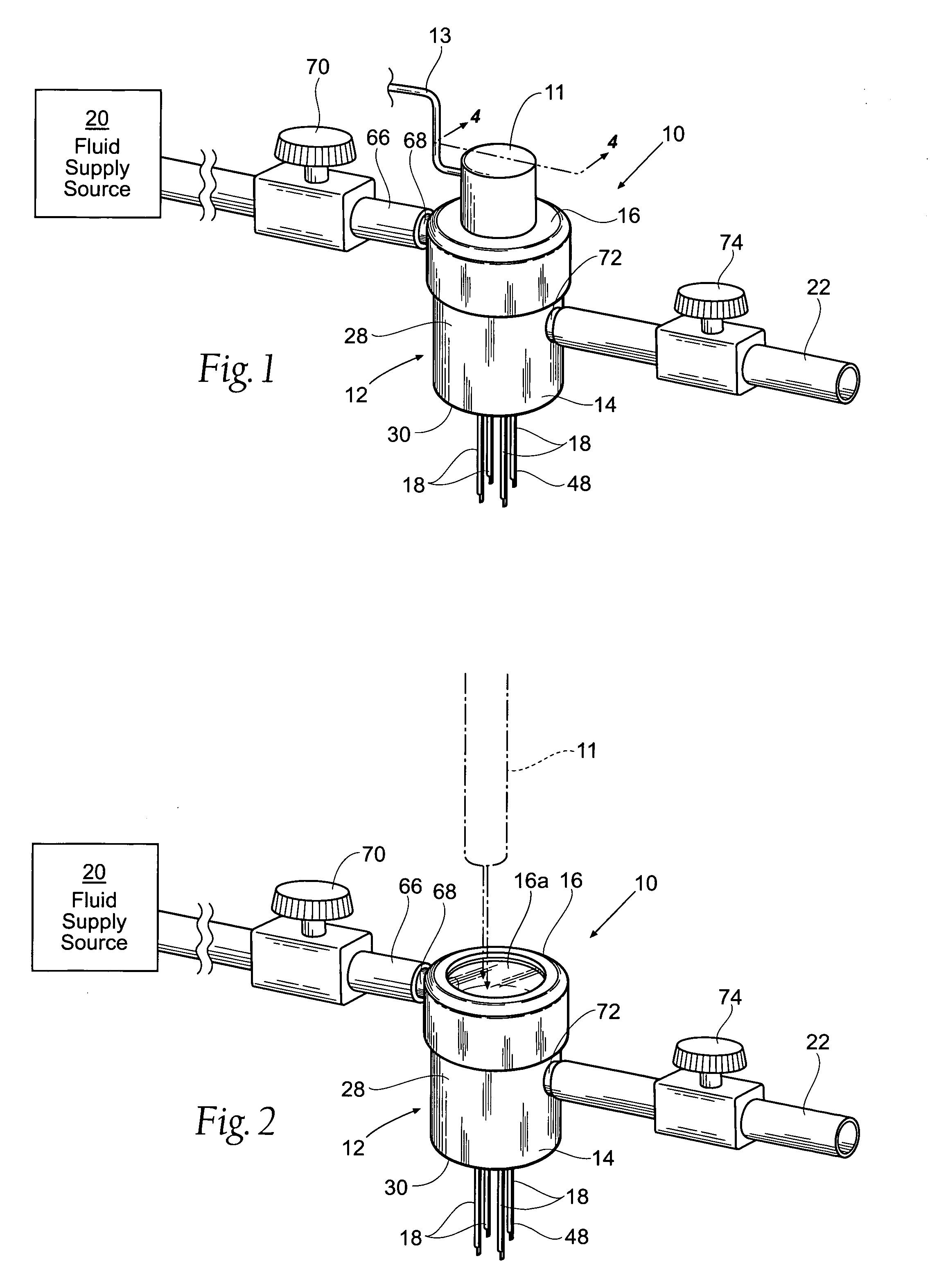 Apparatus and methods for treating tooth root canals