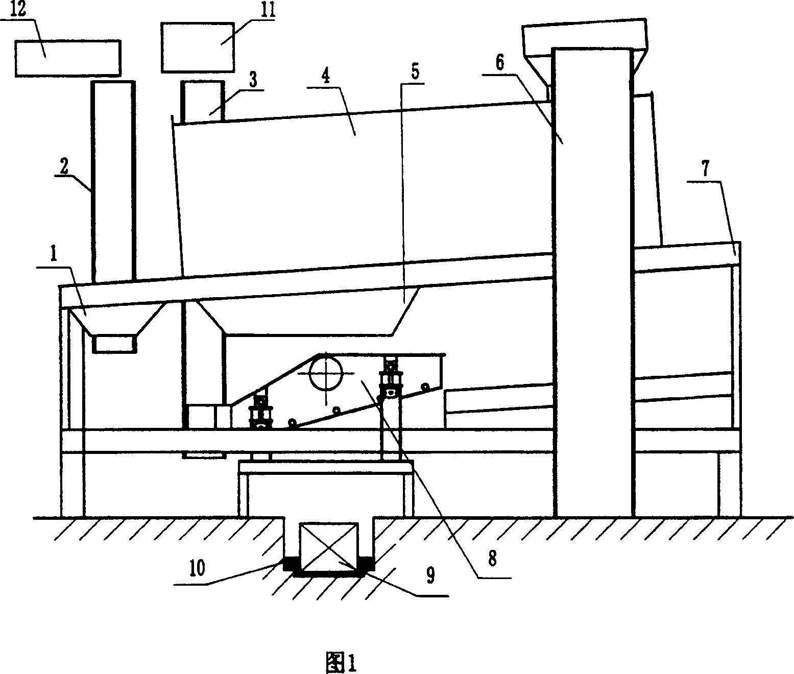 Domestic refuse sorting and treating system and treating process thereof