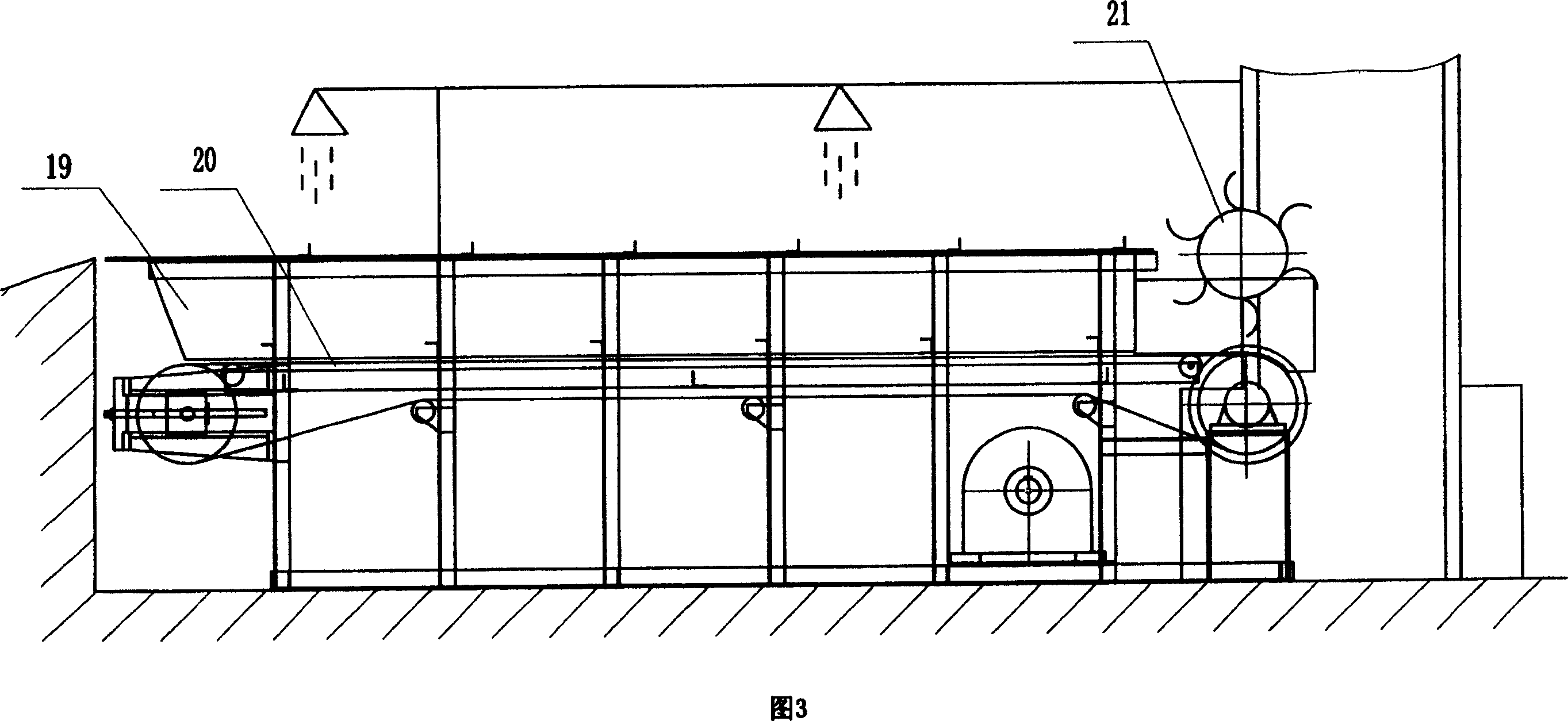 Domestic refuse sorting and treating system and treating process thereof